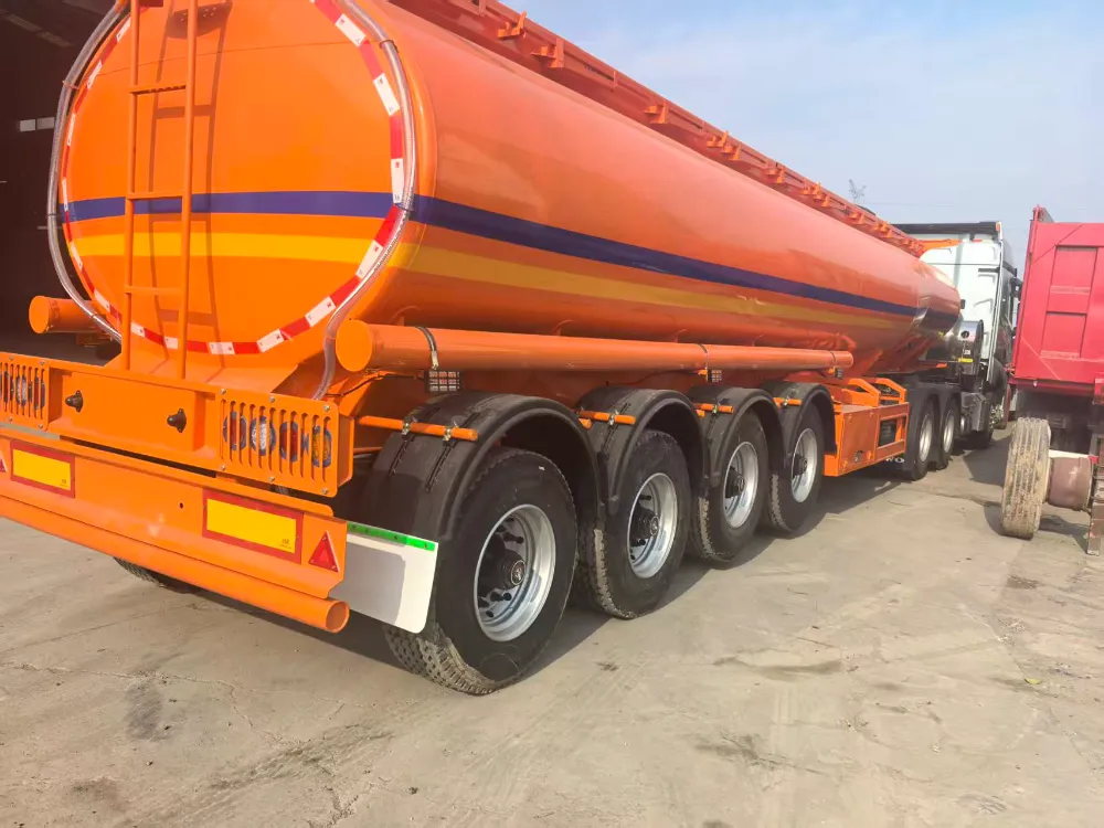 Vloeibare stikstof CO2 transporttank oplegger